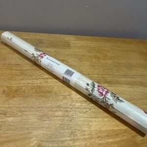 Vtg Schumacher Wallpaper Wallcovering Peony Cottage Floral 9 Yards NOS Garden